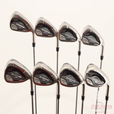 Callaway Steelhead XR Iron Set 4-PW AW True Temper XP 95 Stepless Steel Stiff Right Handed STD