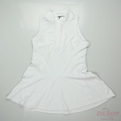 New Greyson Womens Golf Dress Small S White Solid MSRP $100