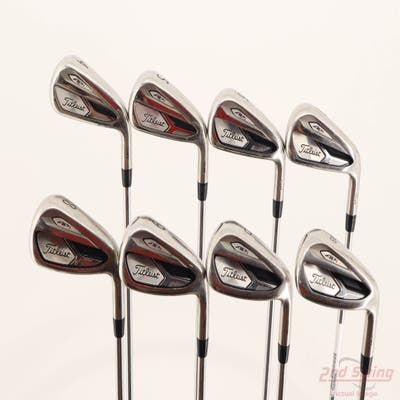 Titleist 718 AP1 Iron Set 4-PW AW True Temper AMT Red R300 Steel Regular Right Handed +1/4"