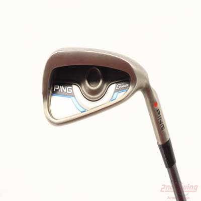 Ping Gmax Single Iron 6 Iron Ping CFS 65 Graphite Senior Right Handed Red dot 37.5in