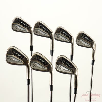 Callaway 2024 Apex TCB Iron Set 4-10 Project X 6.0 Steel Stiff Right Handed +1/4"
