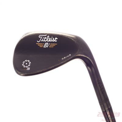 Titleist Vokey SM5 Raw Black Wedge Lob LW 60° 4 Deg Bounce L Grind Titleist Vokey BV Steel Wedge Flex Right Handed 35.0in