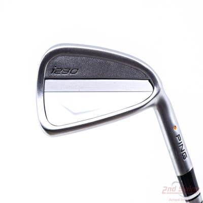 Ping i230 Single Iron 4 Iron Aerotech SteelFiber i110 Private Reserve Steel Stiff Right Handed Orange Dot 38.75in