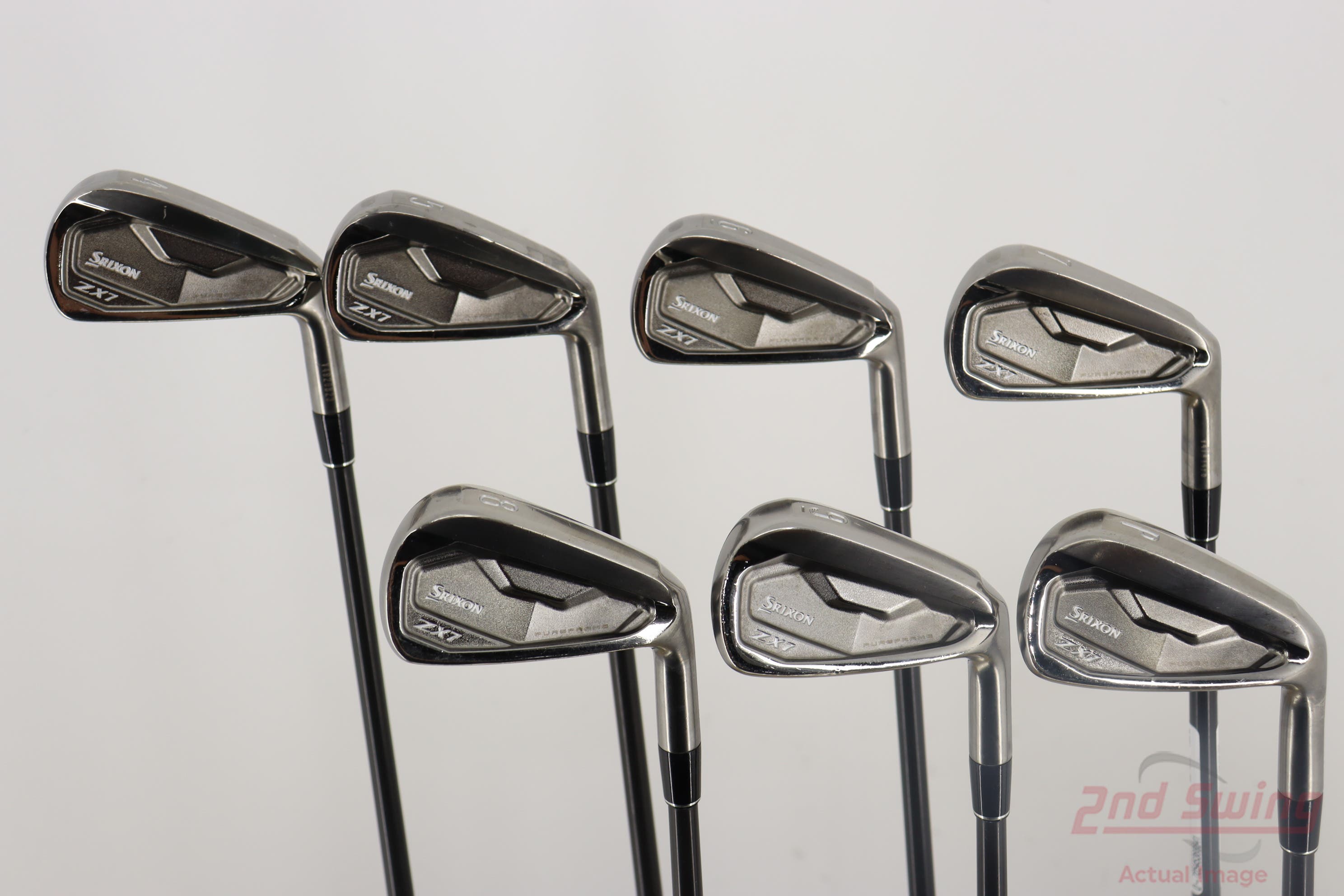 ブラントンブラック 2本セット SRIXON 限定アイアン！Srixon ZX7 Mk II Black Chrome Iron