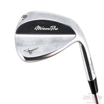 Mizuno Pro T-1 Soft White Satin Wedge Sand SW 56° 8 Deg Bounce V Grind Dynamic Gold Tour Issue S400 Steel Stiff Right Handed 35.25in