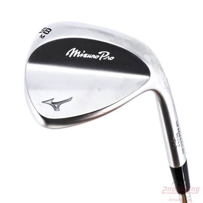 Mint Mizuno Pro T-1 Soft White Satin Wedge Lob LW 58° 12 Deg Bounce M Grind Dynamic Gold Tour Issue S400 Steel Stiff Right Handed 35.25in