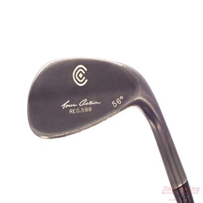 Cleveland 588 Gunmetal Wedge Sand SW Stock Steel Shaft Steel Wedge Flex Right Handed 35.75in
