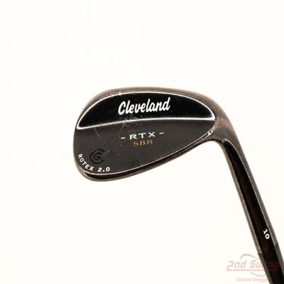 Cleveland 588 RTX 2.0 Black Satin Wedge Lob LW 60° 10 Deg Bounce Stock Steel Shaft Steel Wedge Flex Right Handed 35.0in