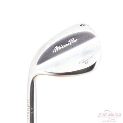 Mint Mizuno Pro T-1 Soft White Satin Wedge Lob LW 60° 12 Deg Bounce V Grind Dynamic Gold Tour Issue S400 Steel Stiff Left Handed 35.25in
