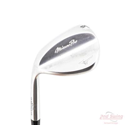 Mint Mizuno Pro T-1 Soft White Satin Wedge Lob LW 58° 8 Deg Bounce C Grind Dynamic Gold Tour Issue S400 Steel Stiff Left Handed 35.25in