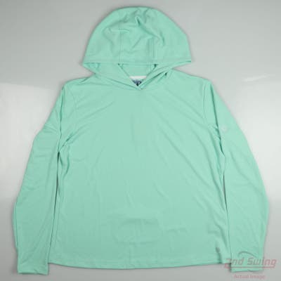 New W/ Logo Footjoy Womens Golf Hoodie Hoodie Large L Mint Solid MSRP $170