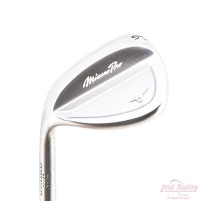 Mint Mizuno Pro T-3 Soft White Satin Wedge Sand SW 54° 8 Deg Bounce M Grind FST KBS Hi-Rev 2.0 115 Steel Wedge Flex Left Handed 35.25in