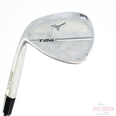 Mizuno T24 Soft Satin Wedge Lob LW 58° 8 Deg Bounce C Grind Dynamic Gold Tour Issue S400 Steel Stiff Left Handed 35.75in
