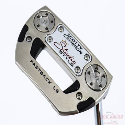 Mint Titleist Scotty Cameron 2025 Studio Style Fastback 1.5 Putter Steel Right Handed 34.0in