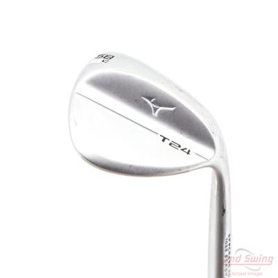 Mizuno T24 Soft Satin Wedge Lob LW 58° 8 Deg Bounce C Grind Dynamic Gold Tour Issue S400 Steel Stiff Right Handed 35.5in