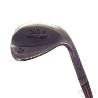 Titleist Vokey SM7 Jet Black Wedge Lob LW 58° 12 Deg Bounce D Grind True Temper Dynamic Gold R300 Steel Regular Right Handed 35.0in