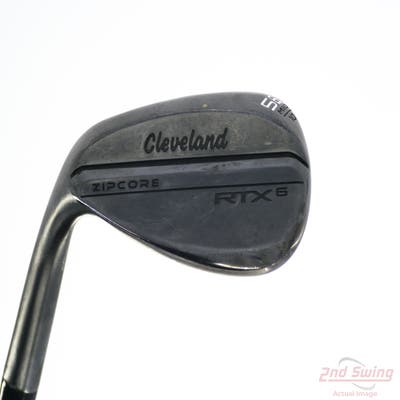 Cleveland RTX 6 ZipCore Black Satin Wedge Sand SW 56° 10 Deg Bounce Mid Dynamic Gold Spinner TI Steel Wedge Flex Left Handed 35.5in