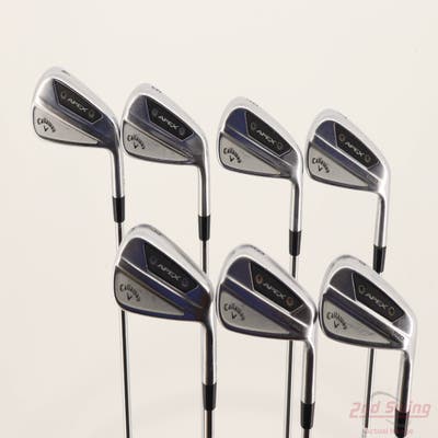 Callaway Apex Pro 24 Iron Set 4-PW True Temper Elevate MPH 115 Steel Stiff Right Handed STD