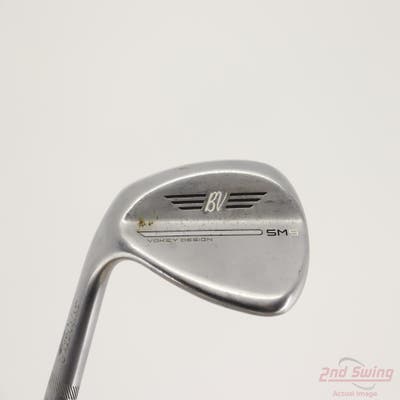 Titleist Vokey SM9 Tour Chrome Wedge Sand SW 56° 10 Deg Bounce S Grind Titleist Vokey BV Steel Wedge Flex Left Handed 35.5in