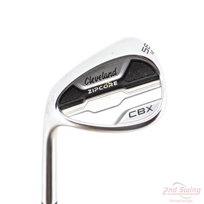 Mint Cleveland CBX Zipcore Wedge Sand SW 56° 12 Deg Bounce Dynamic Gold Spinner TI 115 Steel Wedge Flex Left Handed 35.5in