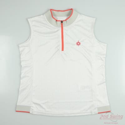 New W/ Logo Womens Footjoy Sleeveless X-Small XS Multi MSRP $115