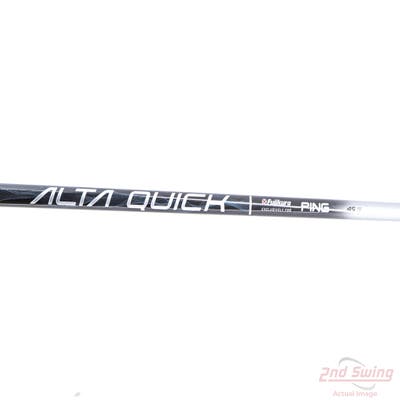 Used W/ Ping RH Adapter Ping ALTA Quick 45g Fairway Shaft Senior 39.25in