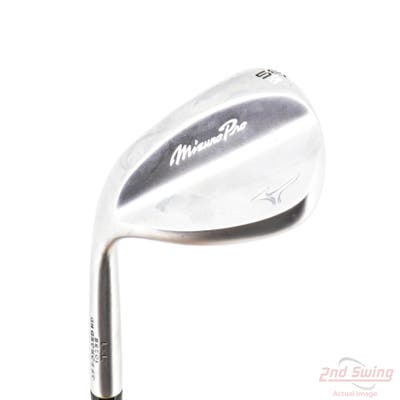 Mizuno Pro T-1 Soft White Satin Wedge Lob LW 58° 10 Deg Bounce V Grind Dynamic Gold Tour Issue S400 Steel Stiff Left Handed 35.25in
