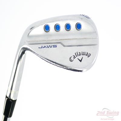 Callaway Jaws MD5 Platinum Chrome Wedge Sand SW 54° 10 Deg Bounce S Grind Dynamic Gold Tour Issue S200 Steel Stiff Left Handed 35.25in