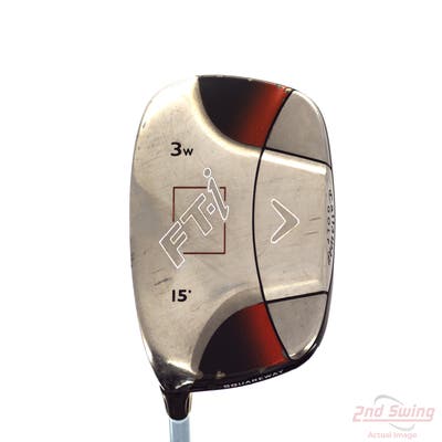 Callaway FT-i Squareway Fairway Wood 3 Wood 3W 15° Callaway Fujikura Fit-On M FW Graphite Regular Left Handed 44.0in
