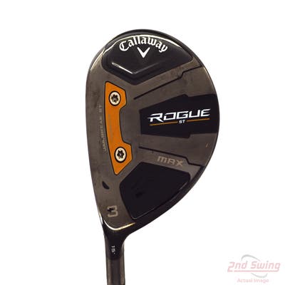 Callaway Rogue ST Max Fairway Wood 3 Wood 3W 15° Mitsubishi Tensei AV Blue 65 Graphite Regular Left Handed 43.5in