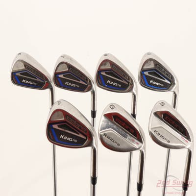 Cobra King F8 One Length Iron Set 6-PW GW SW Aldila Rogue Pro ONE Length 65 Graphite Regular Right Handed -1/2"
