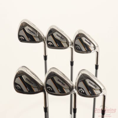 Callaway Mavrik Max Iron Set 6-PW AW Project X Catalyst 65 Graphite Regular Right Handed -1/4"