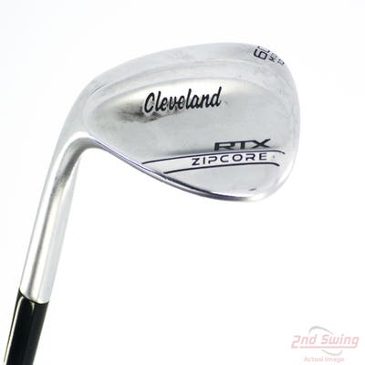 Cleveland RTX ZipCore Tour Satin Wedge Lob LW 60° 10 Deg Bounce Mid Dynamic Gold Spinner TI Steel Wedge Flex Left Handed 35.25in