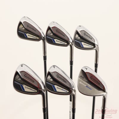 TaylorMade Speedblade Iron Set 6-PW AW TM Matrix VeloxT 65 Graphite Regular Right Handed STD