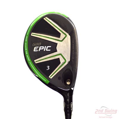 Callaway GBB Epic Fairway Wood 3 Wood 3W 15° Project X HZRDUS Smoke Black 60 Graphite Stiff Right Handed 43.75in