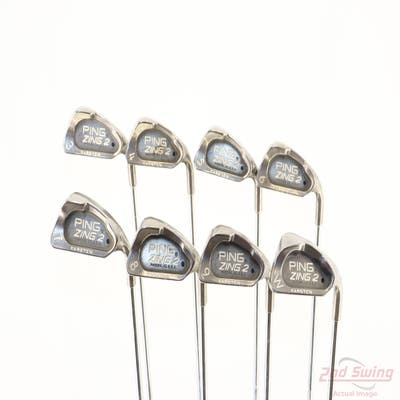 Ping Zing 2 Iron Set 3-PW Stock Steel Shaft Steel Stiff Right Handed Black Dot +1/4"