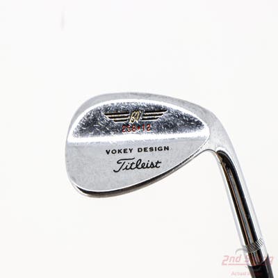Titleist Vokey Chrome 200 Wedge Lob LW 58° 12 Deg Bounce True Temper Dynamic Gold Steel Wedge Flex Right Handed 35.25in