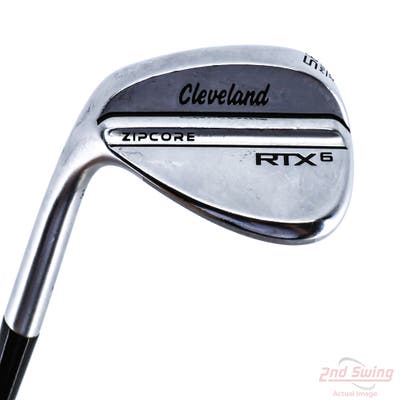 Cleveland RTX 6 ZipCore Tour Satin Wedge Sand SW 56° 10 Deg Bounce Mid Dynamic Gold Spinner TI Steel Wedge Flex Left Handed 35.5in