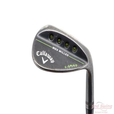 Callaway MD3 Milled Black C-Grind Wedge Sand SW 56° 10 Deg Bounce C Grind Stock Steel Shaft Steel Wedge Flex Right Handed 35.25in