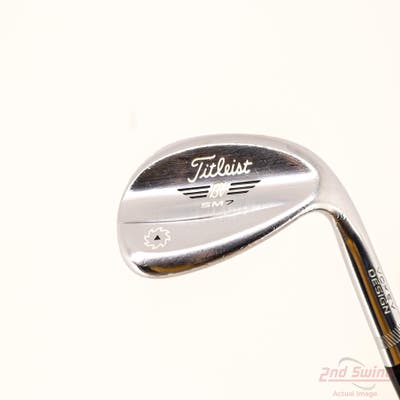 Titleist Vokey SM7 Tour Chrome Wedge Lob LW 60° 12 Deg Bounce D Grind SM7 BV Steel Wedge Flex Right Handed 35.25in