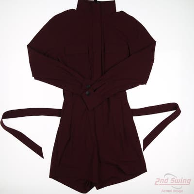 New Greyson Womens Golf Dress X-Small XS Maroon Solid MSRP $100