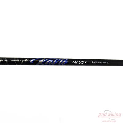 Used W/ TaylorMade RH Adapter Mitsubishi Golf Kai'li Blue DarkWave HY 95 Hybrid Shaft X-Stiff 39.75in