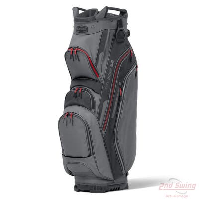 Mint 9.5 Datrek Lite Rider 2.0 Charcoal/Black/Red Cart Bag