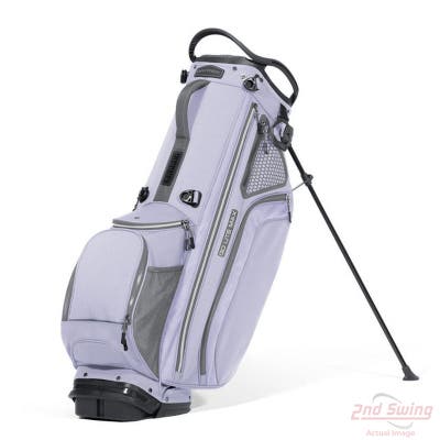 Mint 9.5 Datrek Go Lite Hybrid Max Lavender/White/Gray Stand Bag