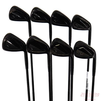 Mizuno JPX 925 Forged Black Iron Set 4-PW GW True Temper Dynamic Gold Mid 115 TI S400 GunMetal Steel Stiff Right Handed STD