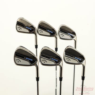 Callaway Paradym Ai Smoke Iron Set 6-PW AW True Temper Elevate MPH 95 Steel Stiff Right Handed -2 1/4"
