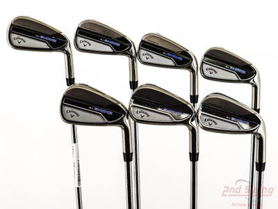 Mint Callaway Paradym Ai Smoke Iron Set 5-PW AW KBS Max 90 Steel Regular Right Handed STD