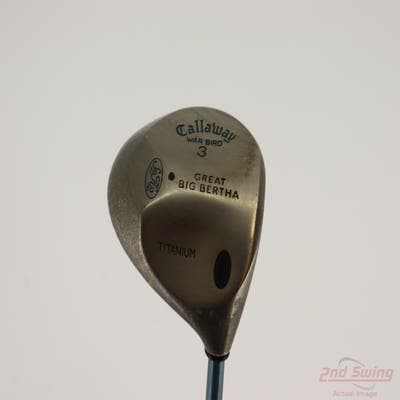 Callaway Big Bertha Warbird Fairway Wood 3 Wood 3W 15° Stock Graphite Shaft Graphite Ladies Right Handed 42.5in
