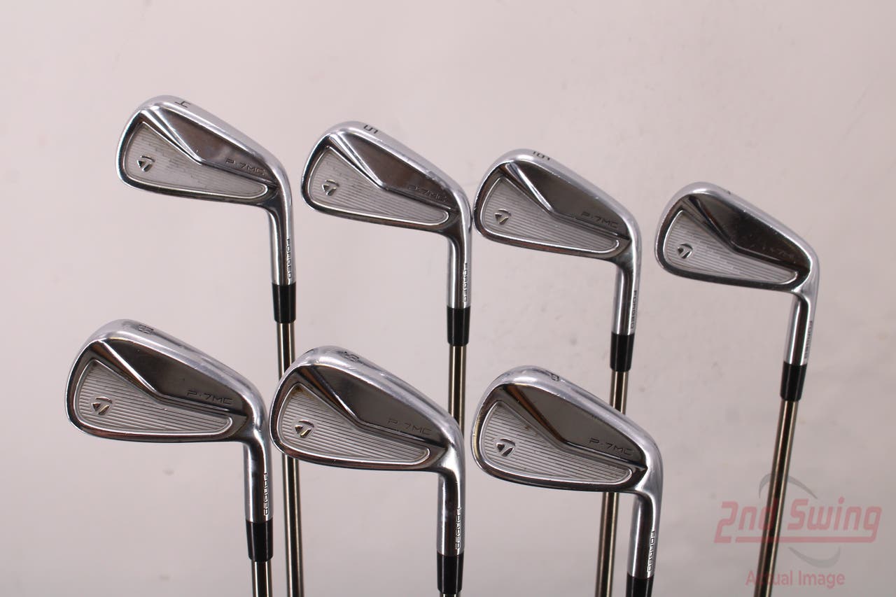 TaylorMade P7MC Iron Set 4-PW UST Mamiya Recoil ESX 450 F1 Graphite Ladies Left Handed 35.5in