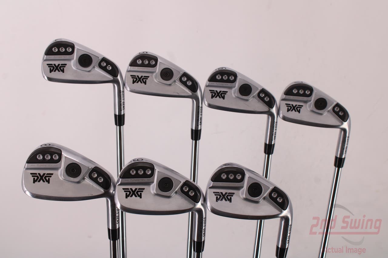 PXG 0311 T GEN5 Chrome Iron Set 4-PW Dynamic Gold Tour Issue X100 Steel X-Stiff Right Handed 39.75in